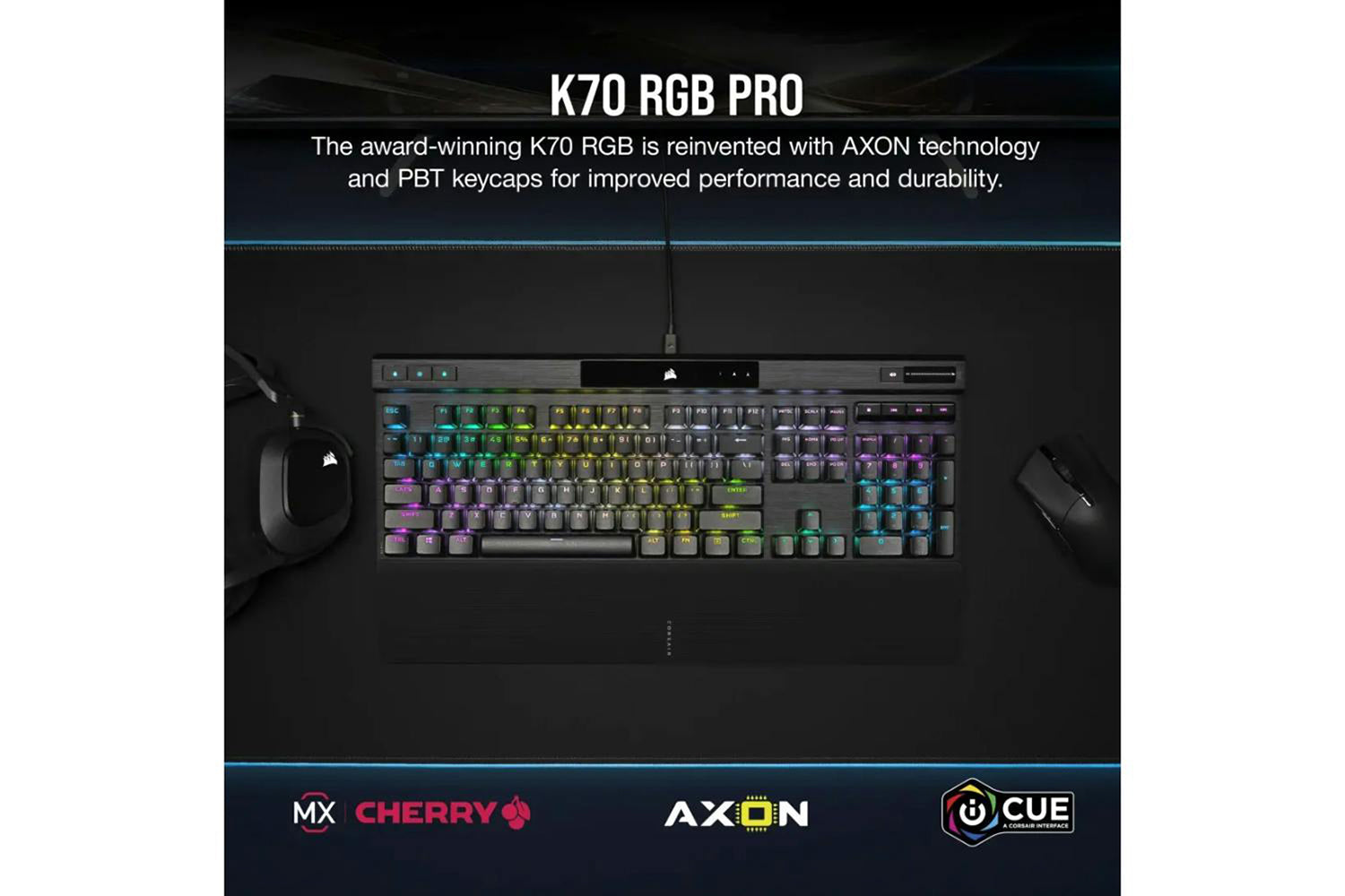 Corsair K70 RGB Pro Mechanical Gaming Keyboard | Black-4