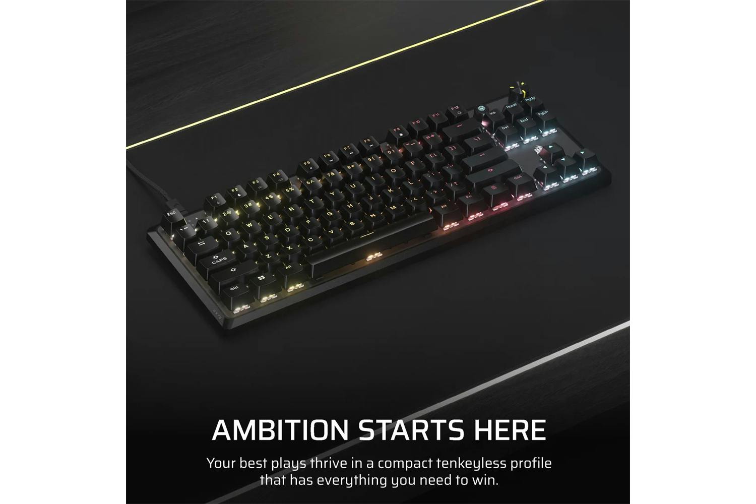 Corsair K70 CORE TKL RGB Mechanical Gaming Keyboard | Black-2