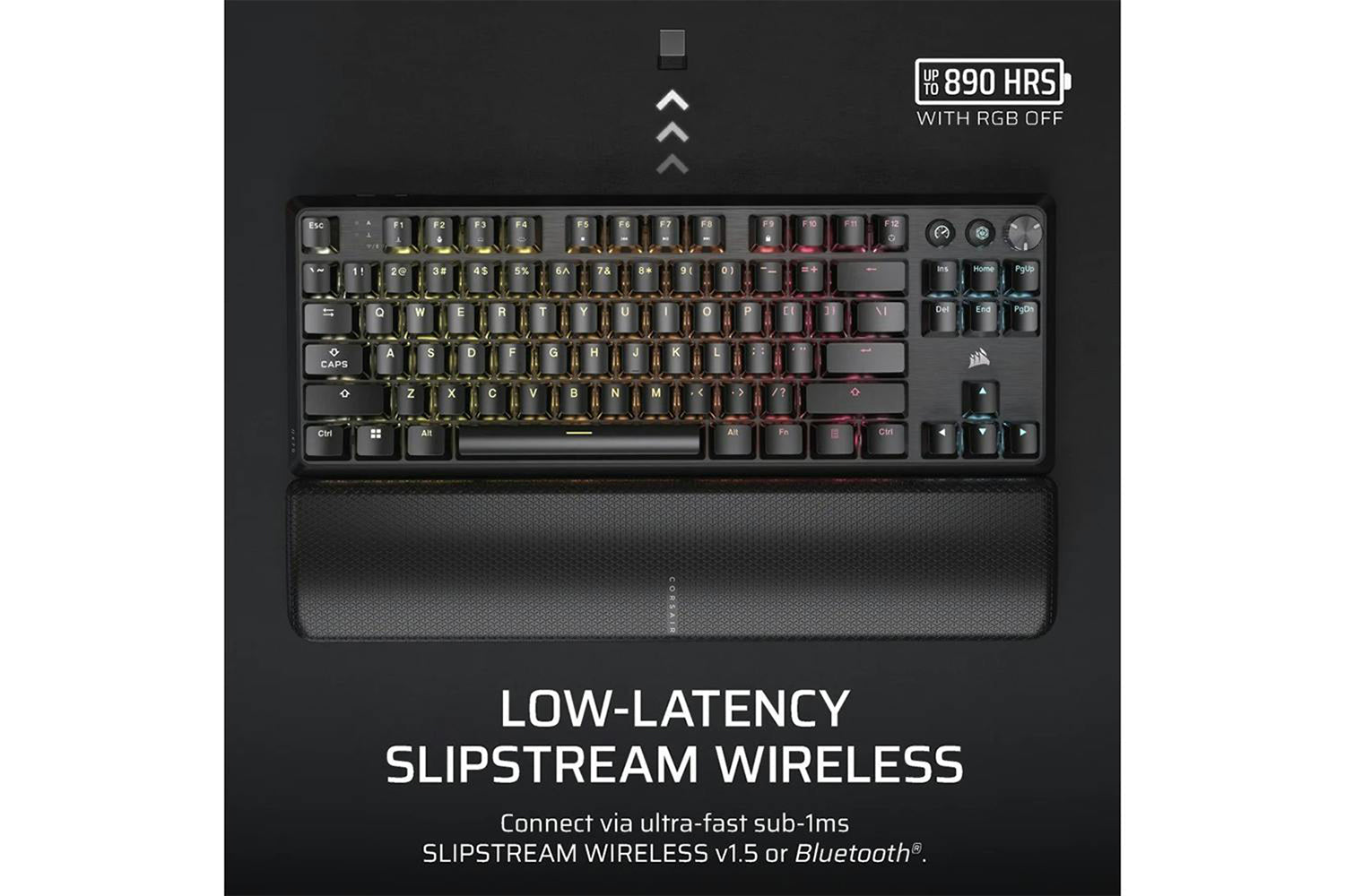 Corsair K70 CORE TKL RGB Mechanical Wireless Gaming Keyboard | Black-5