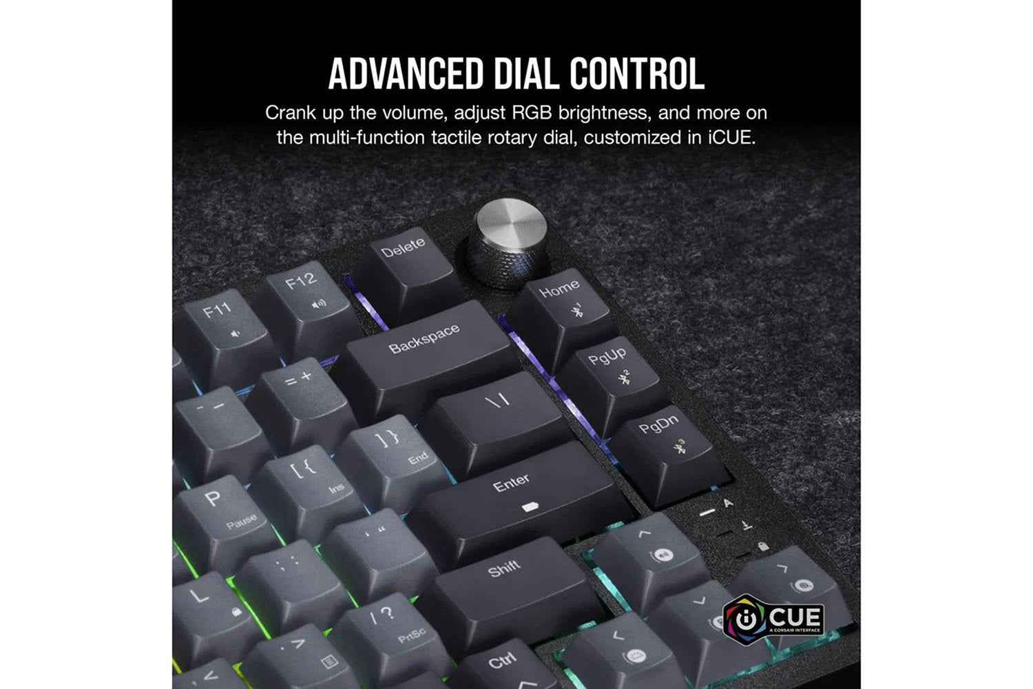 Corsair K65 PLUS Wireless 75% RGB Mechanical Gaming Keyboard | Midnight Gray-6