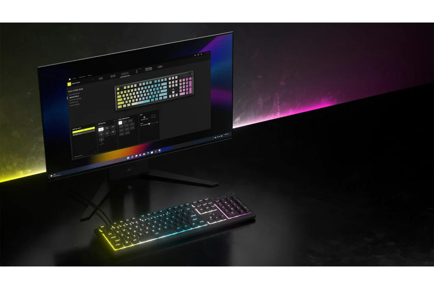 Corsair K55 CORE RGB Gaming Keyboard | Black-13