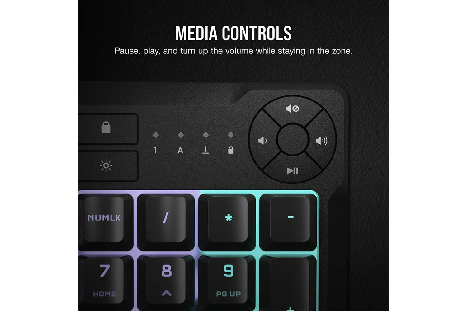 Corsair K55 CORE RGB Gaming Keyboard | Black-3
