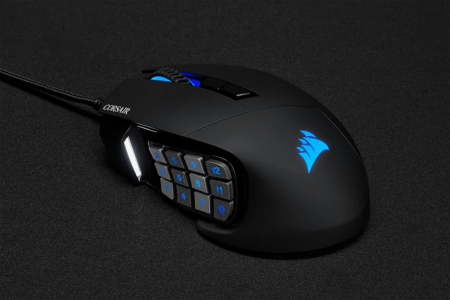 Corsair Scimitar RGB Elite Optical MOBA/MMO Gaming Mouse | Black-12