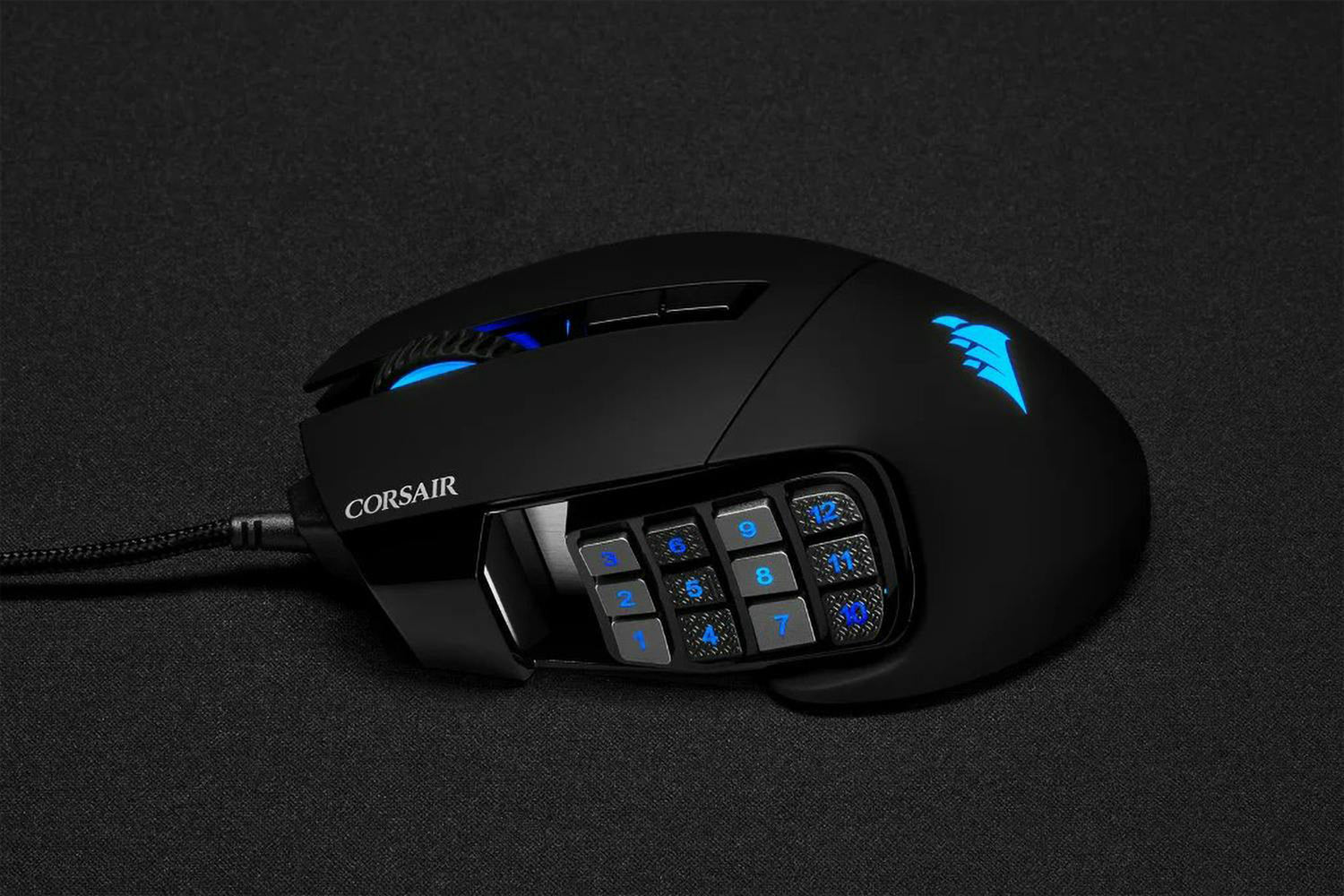 Corsair Scimitar RGB Elite Optical MOBA/MMO Gaming Mouse | Black-13