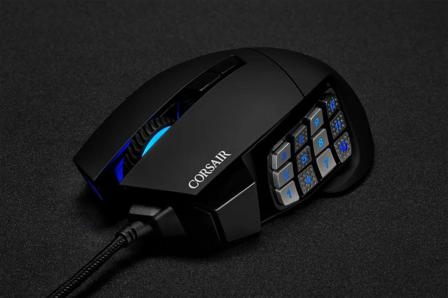Corsair Scimitar RGB Elite Optical MOBA/MMO Gaming Mouse | Black-14