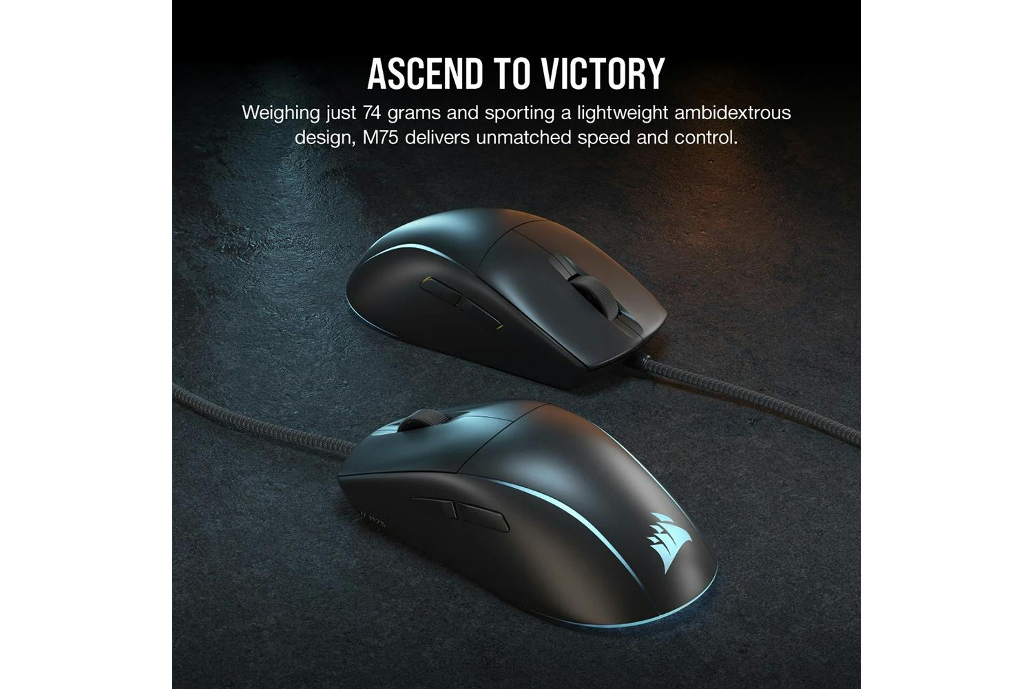 Corsair M75 Lightweight RGB Wired Gaming Mouse-5