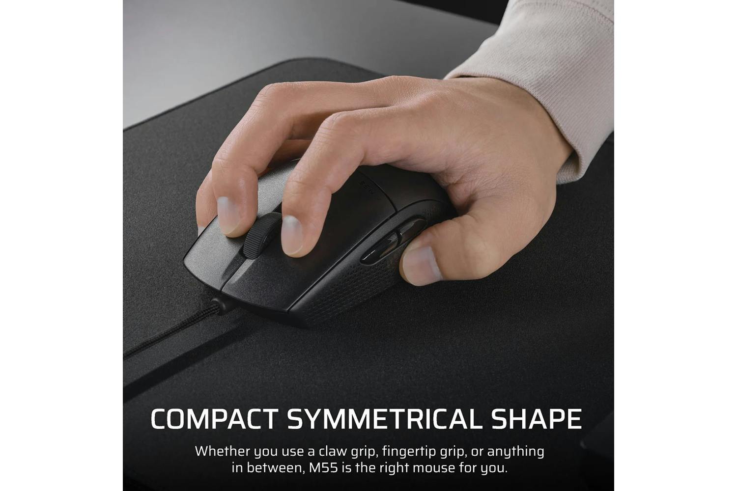 Corsair M55 Lightweight Wired Gaming Mouse | Black-7