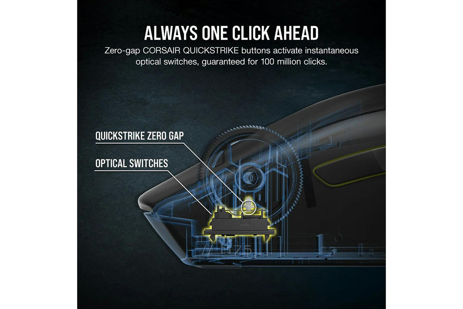 Corsair M75 Lightweight RGB Wireless Gaming Mouse | Black-8