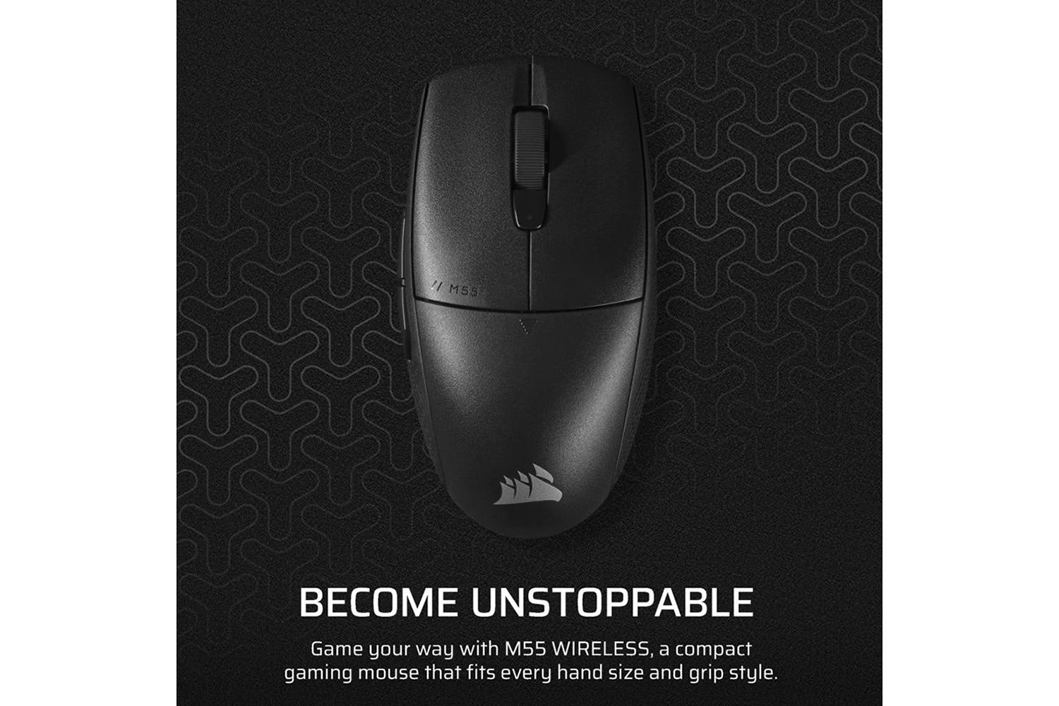 Corsair M55 Wireless Gaming Mouse | Black-8
