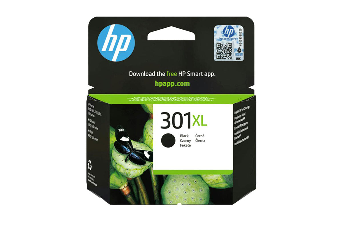 HP 301XL High Yield Original Ink Cartridge | Black