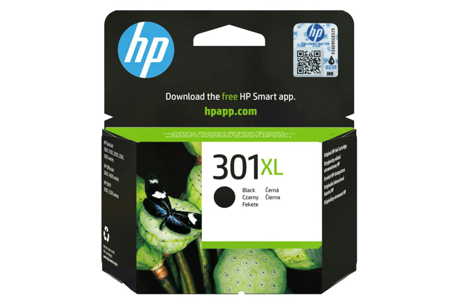 HP 301XL High Yield Original Ink Cartridge | Black