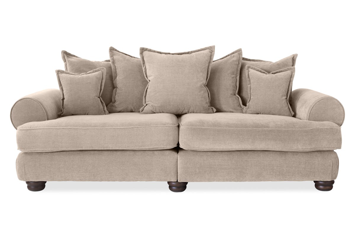 Charlotte 4 Seater | Fabric | Latte-11