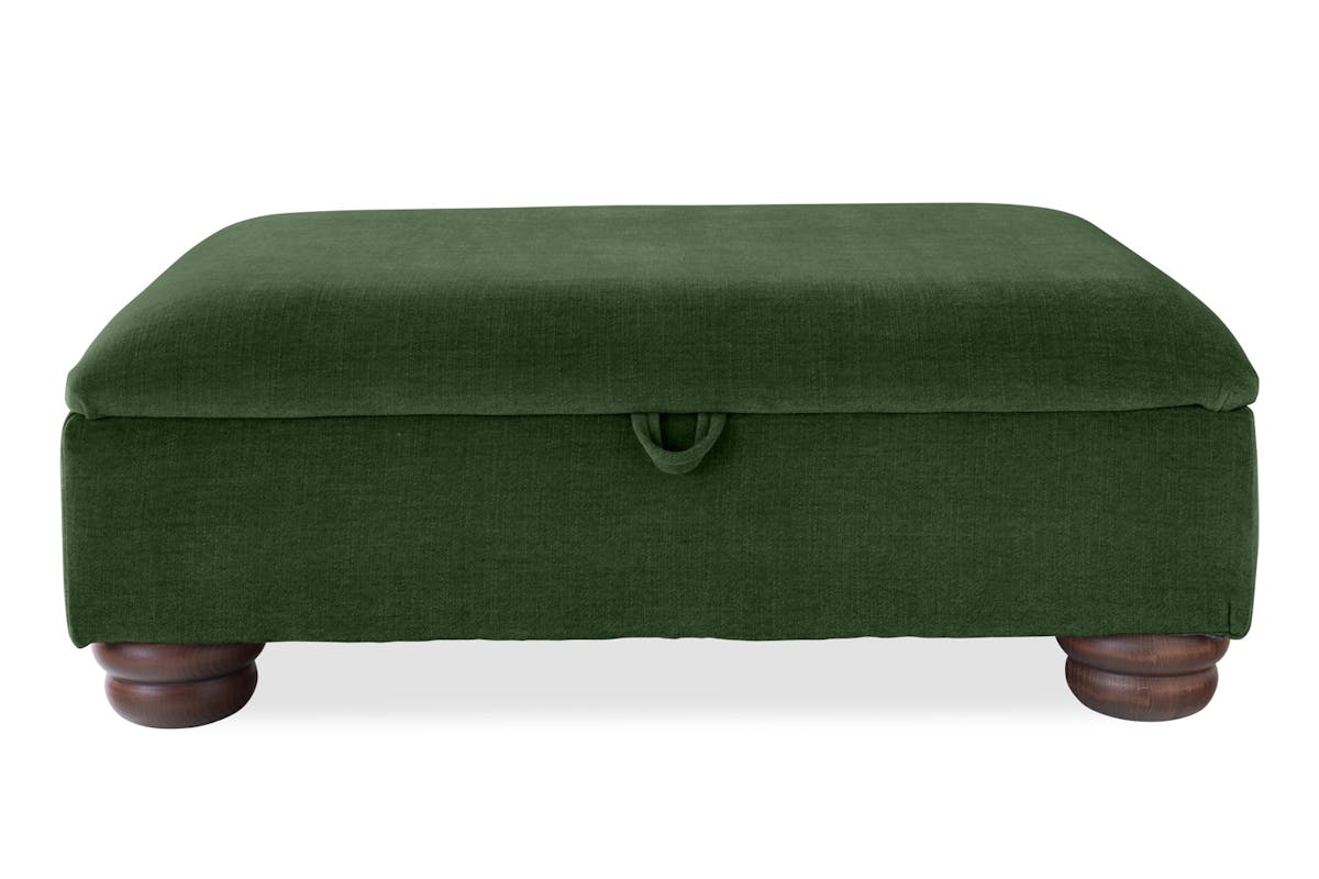 Charlotte Footstool | Storage | Fabric | Latte-11