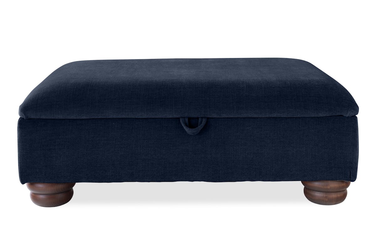 Charlotte Footstool | Storage | Fabric | Latte-13