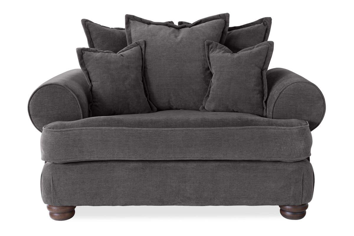 Charlotte Love Seat | Fabric | Latte-13