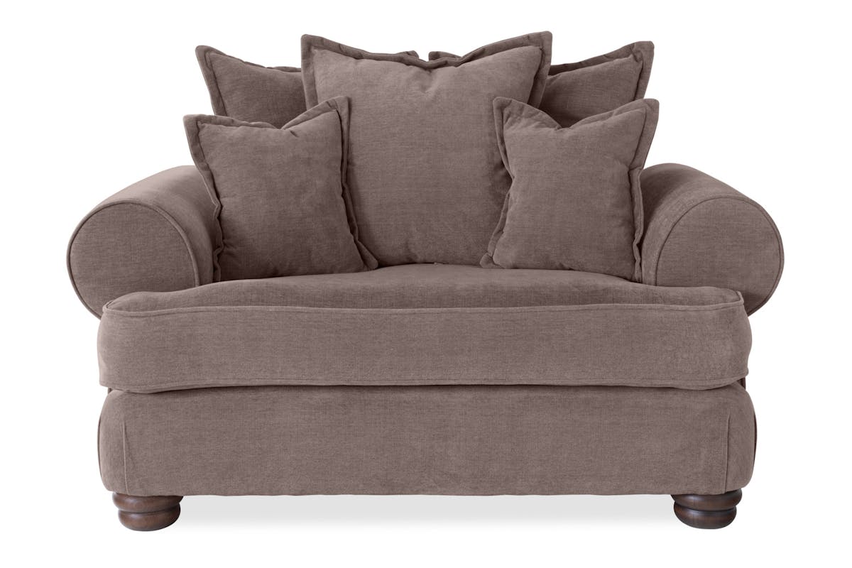 Charlotte Love Seat | Fabric | Latte-11