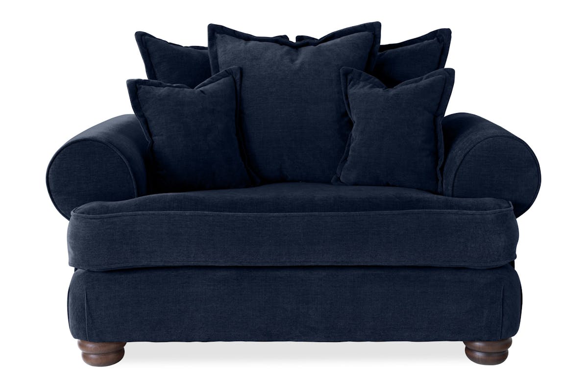 Charlotte Love Seat | Fabric | Latte-14