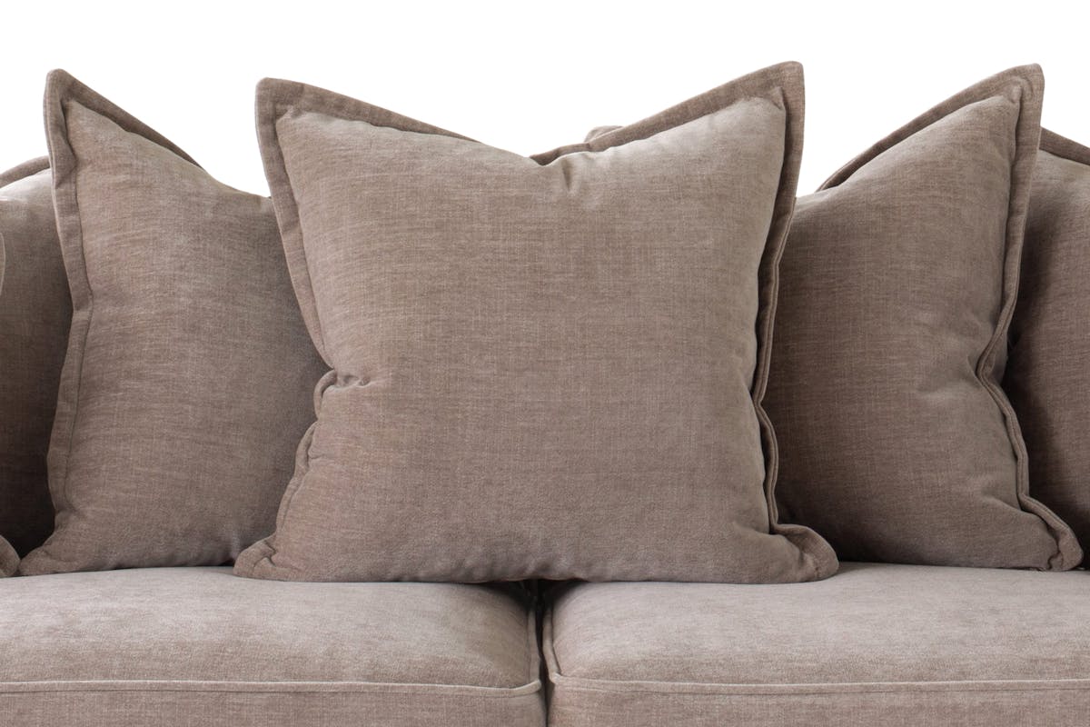 Charlotte 4 Seater | Faux Leather | Coffee-4