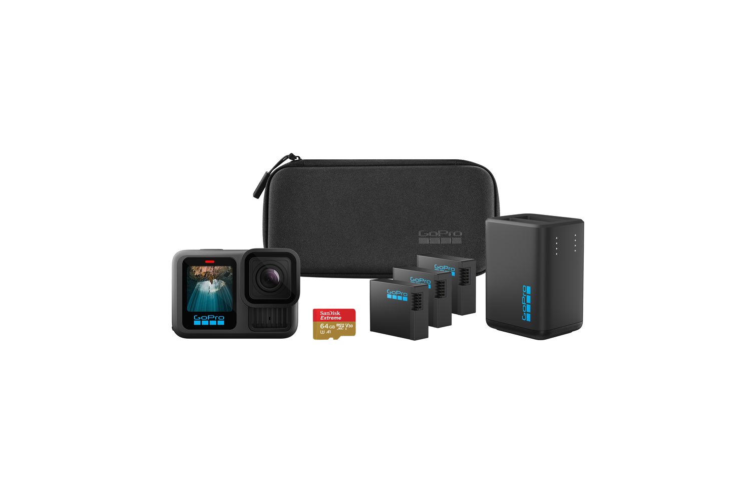 Go Pro Hero 13 Extended Power Bundle | Action Camera | Bundle-5