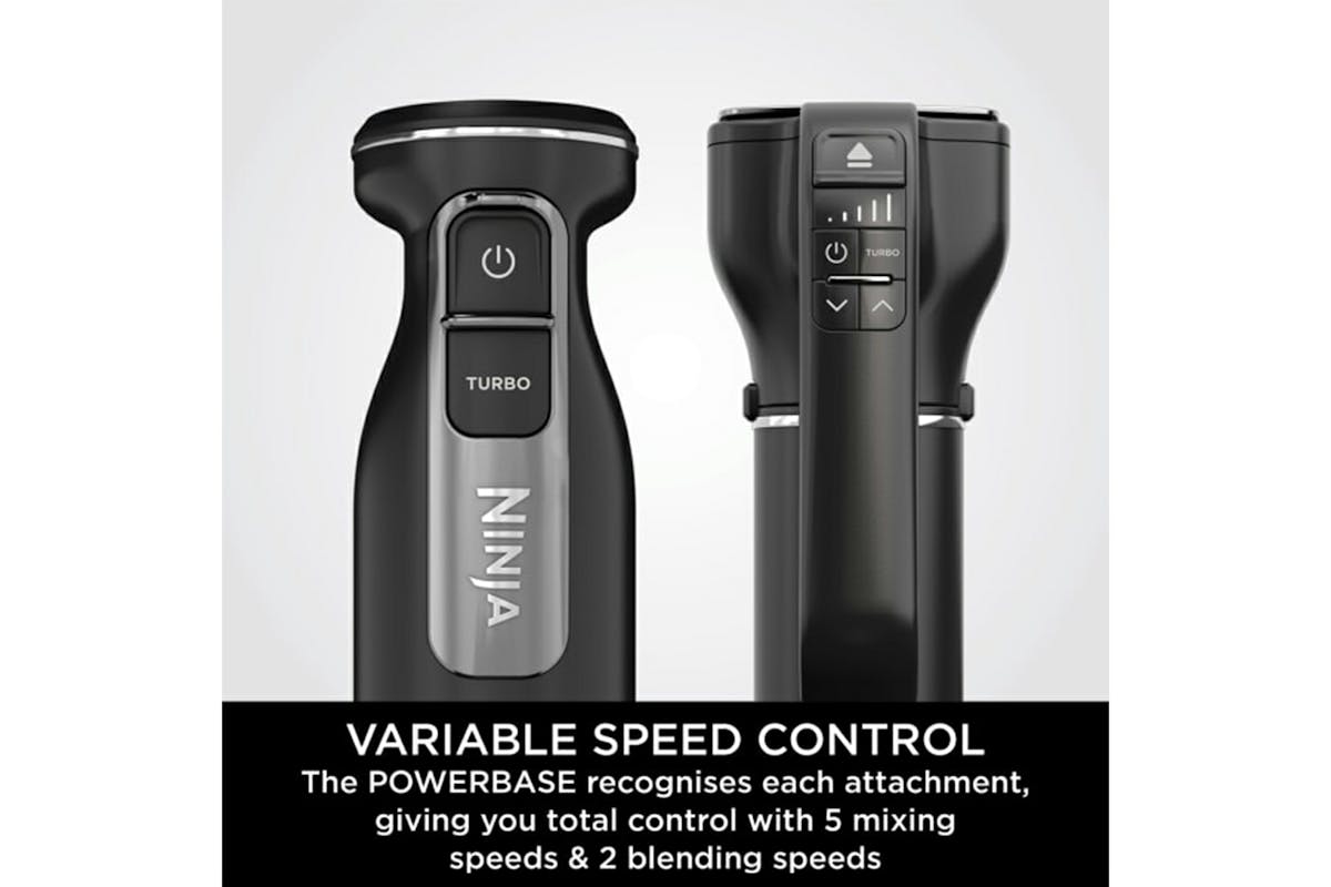 Ninja 3-in-1 Hand Blender with Mixer & Chopper | CI100UK | Black-4