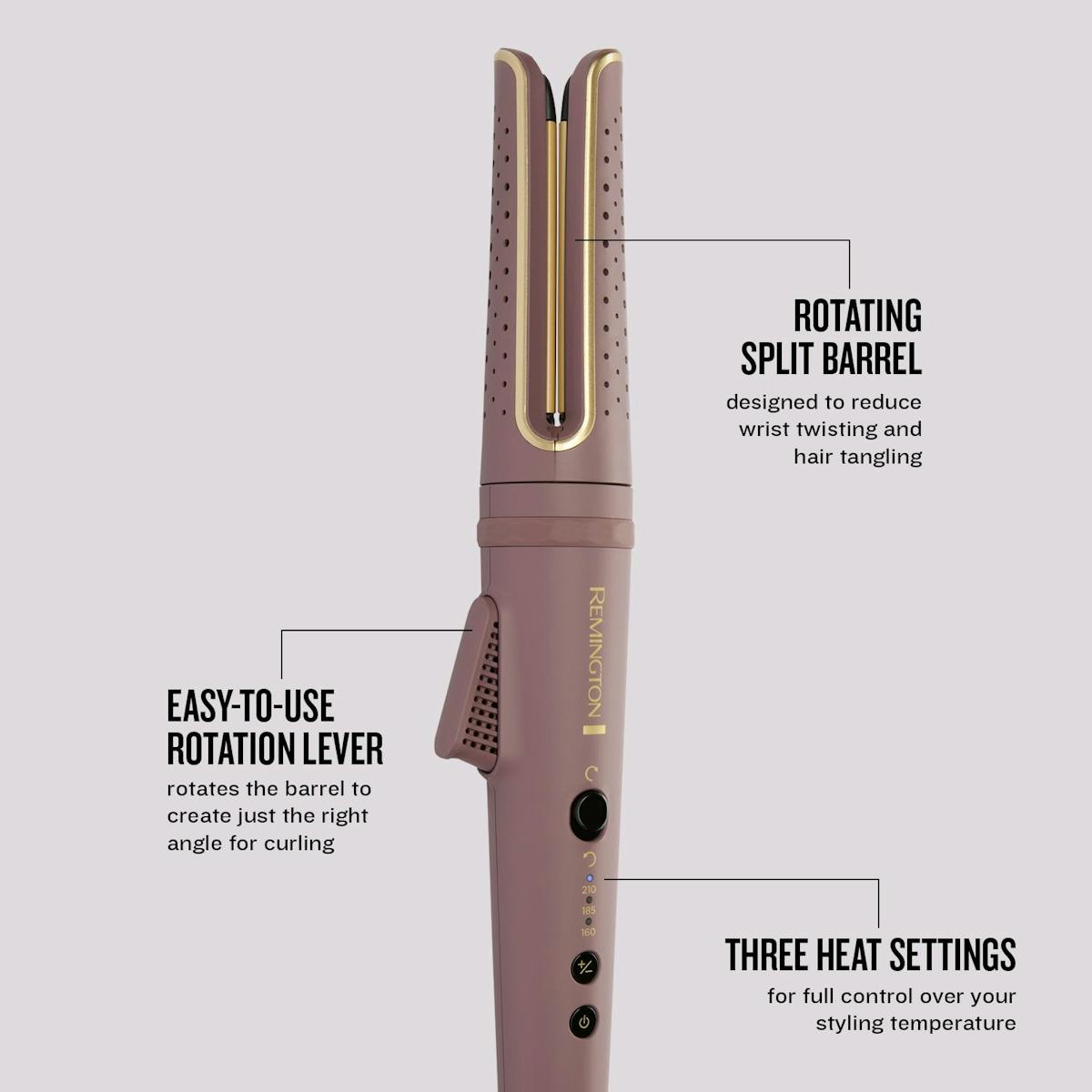 Remington AirVive Rotating Curling Wand | CI8930-3
