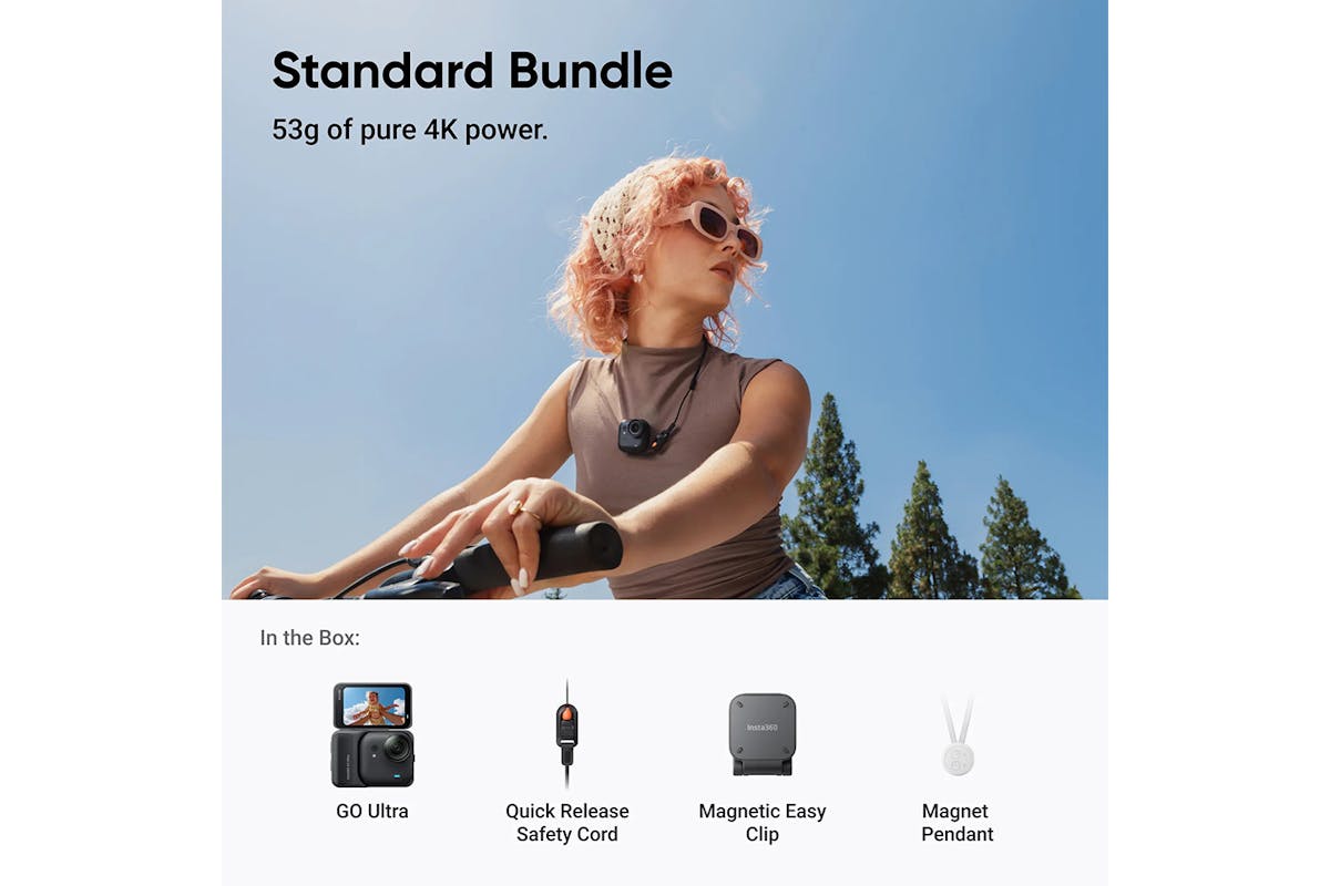Insta360 GO Ultra Camera Standard Bundle | Midnight Black-2