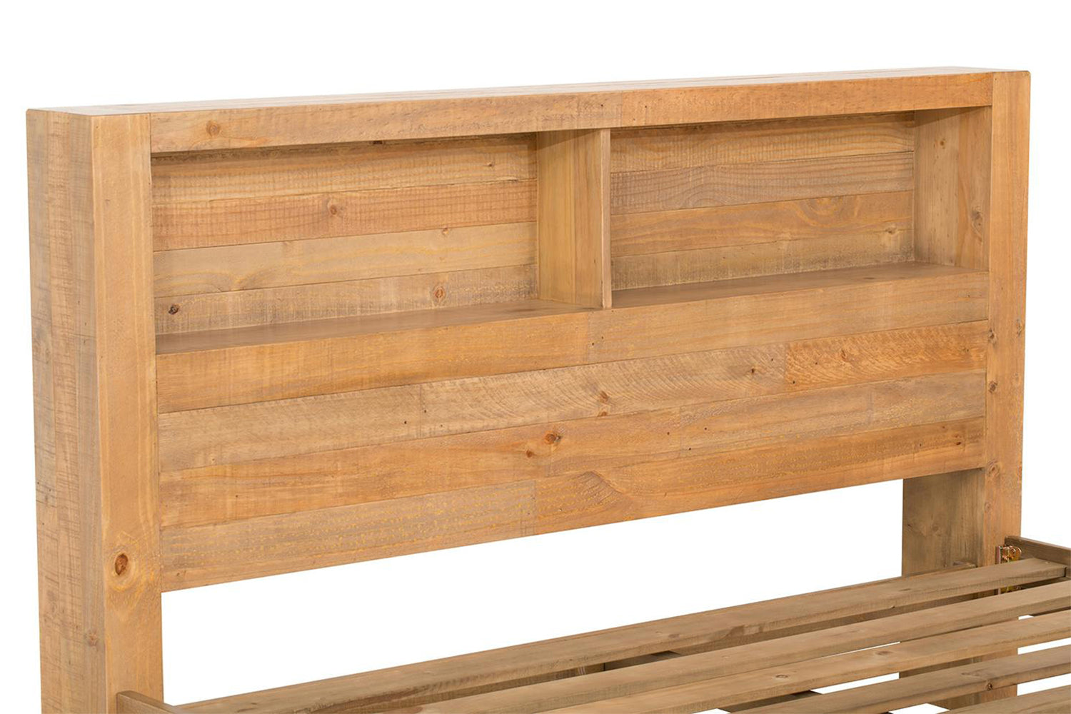 Coolmore Storage Headboard Bed Frame | King | 5ft | Natural-5