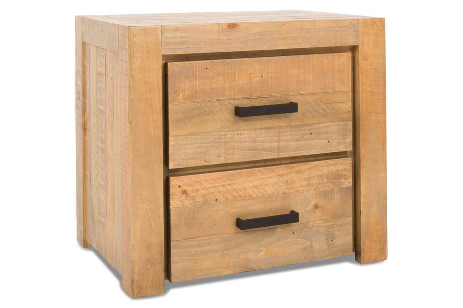 Coolmore Bedside Locker | 2 Drawer | Natural-4