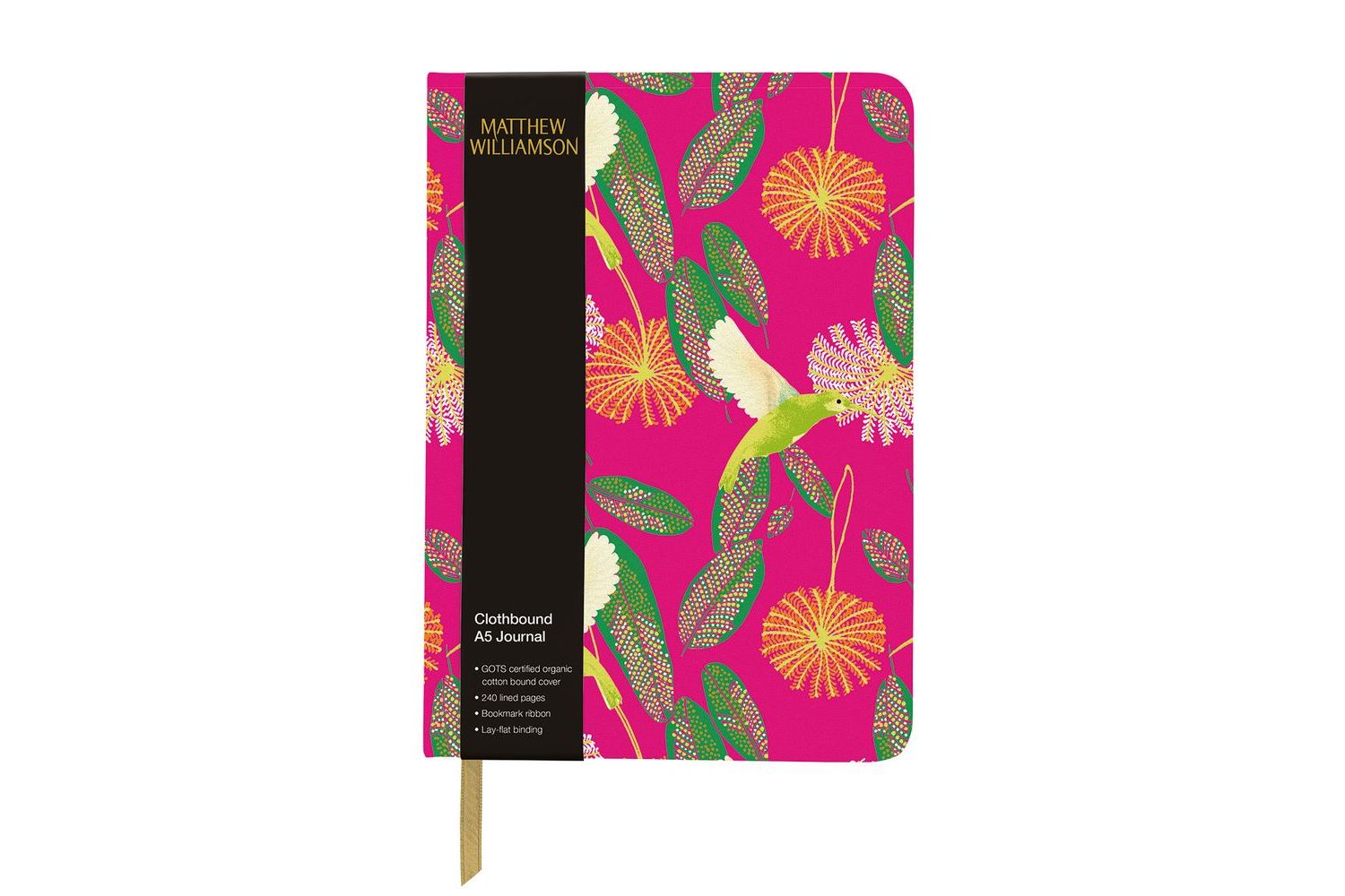 Cloth A5 Journals - Hummingbirds - Gift Stationery
