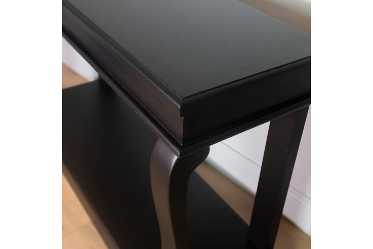 Clover Console Table | 130cm | Black-5