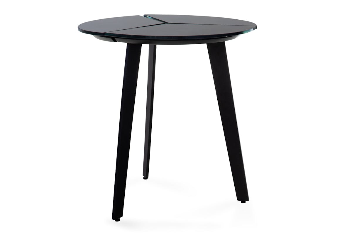 Clover Glass Top End Table-2