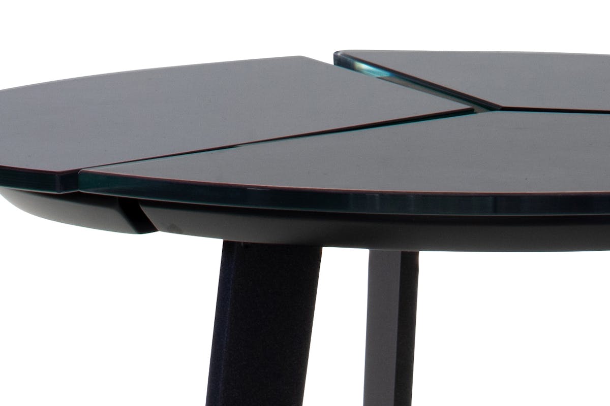 Clover Glass Top End Table-4