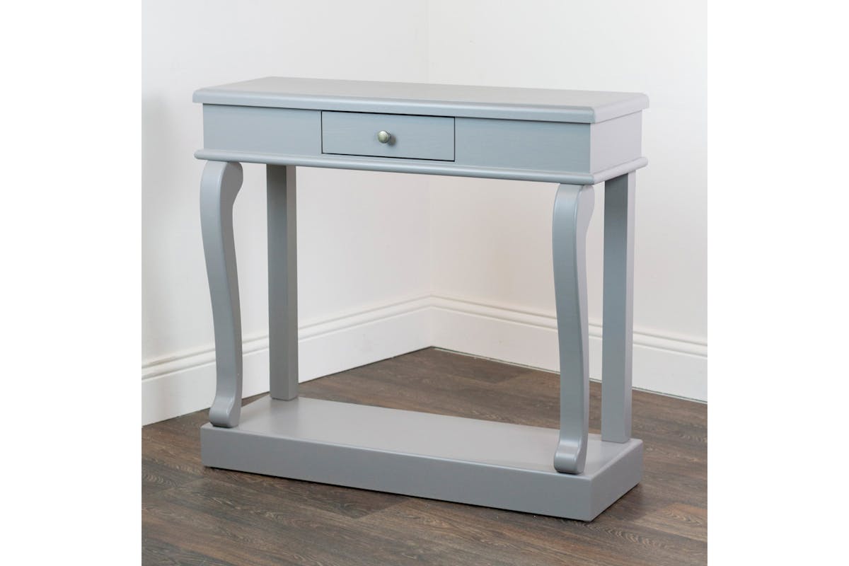 Clover Console Table with Drawer | Mink-4