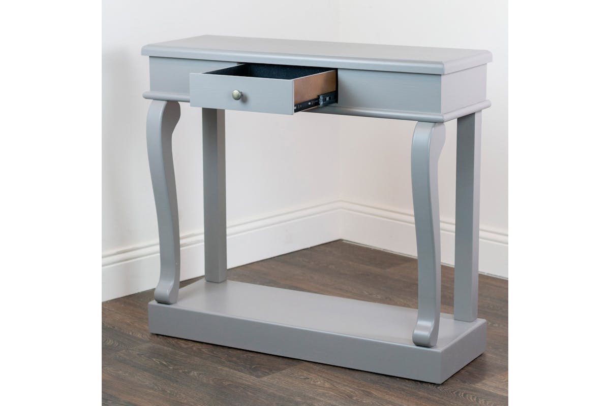 Clover Console Table with Drawer | Mink-5