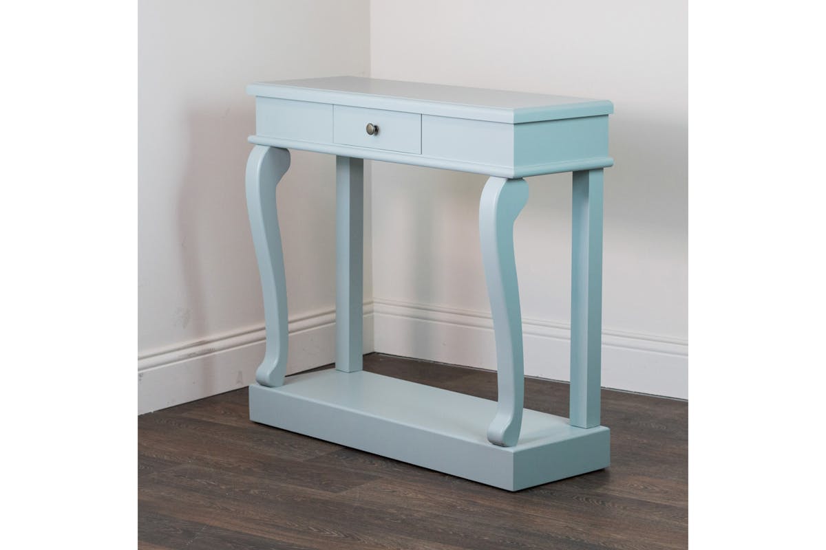 Clover Console Table with Drawer | Sage-9