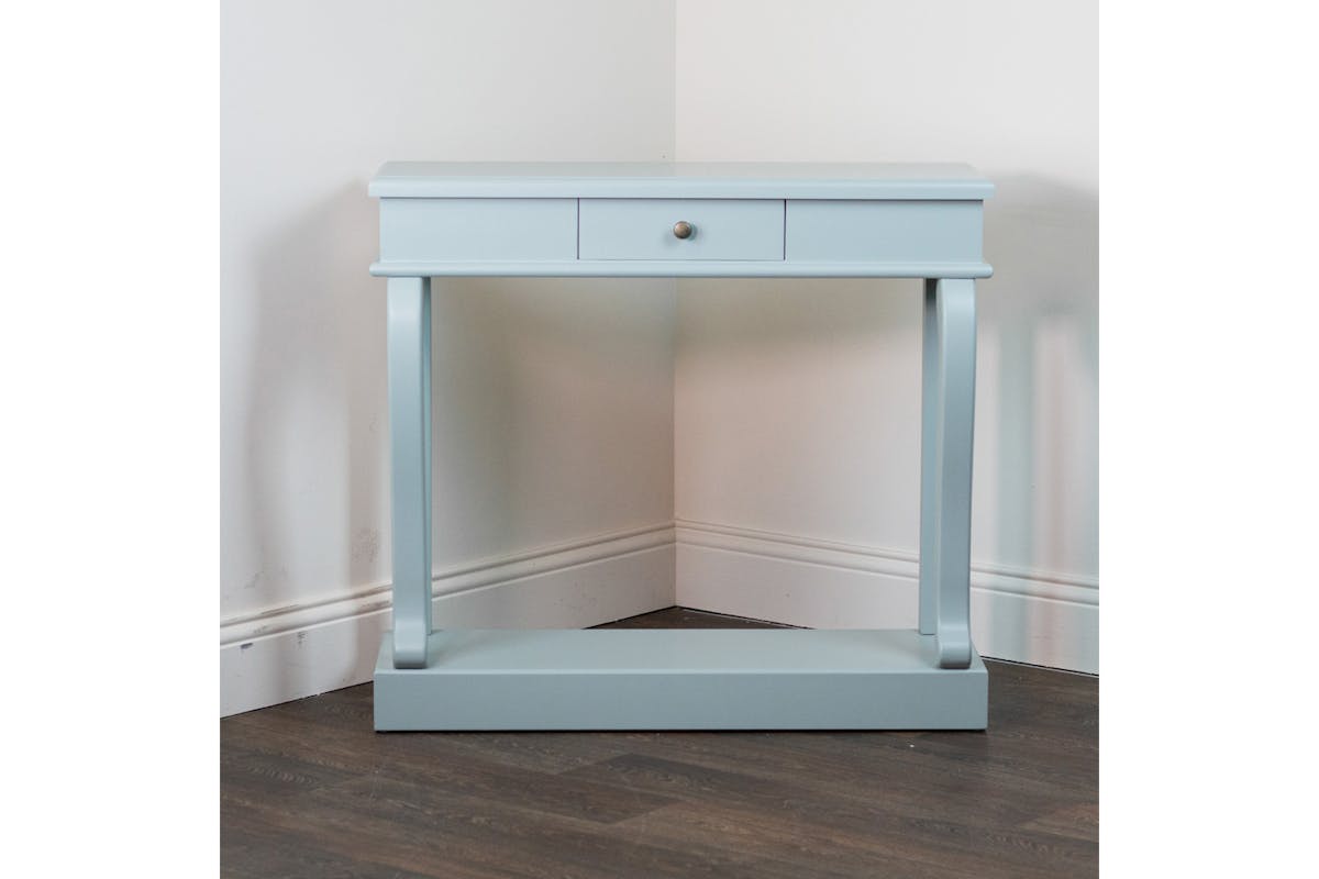 Clover Console Table with Drawer | Sage-10