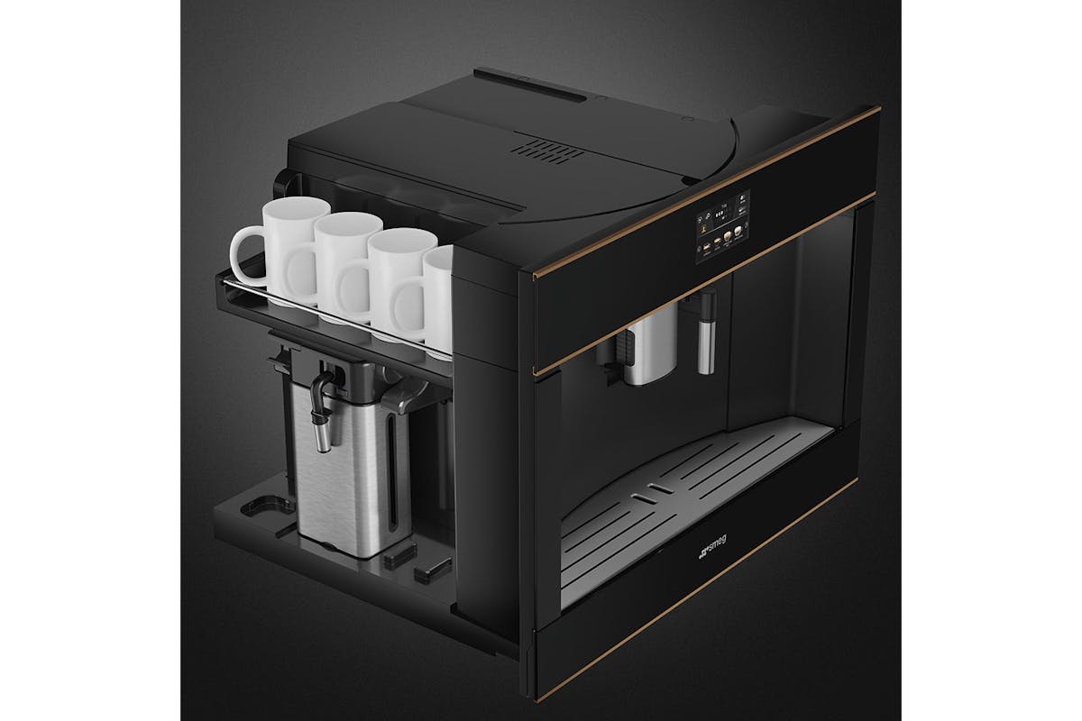 Smeg Copper Dolce Stil Novo Automatic Coffee Machine | CMS4604NR | Black-10