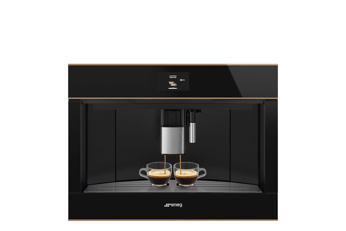 Smeg Copper Dolce Stil Novo Automatic Coffee Machine | CMS4604NR | Black-3