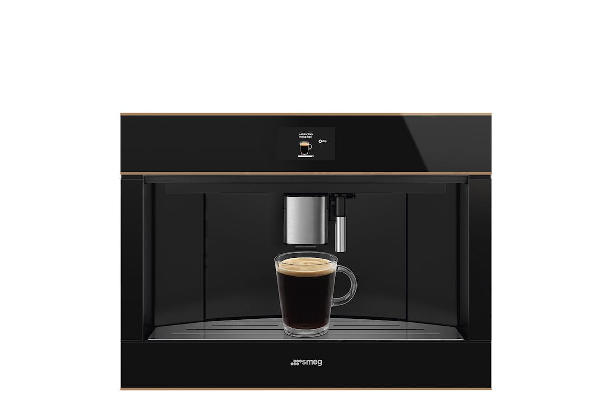 Smeg Copper Dolce Stil Novo Automatic Coffee Machine | CMS4604NR | Black-4
