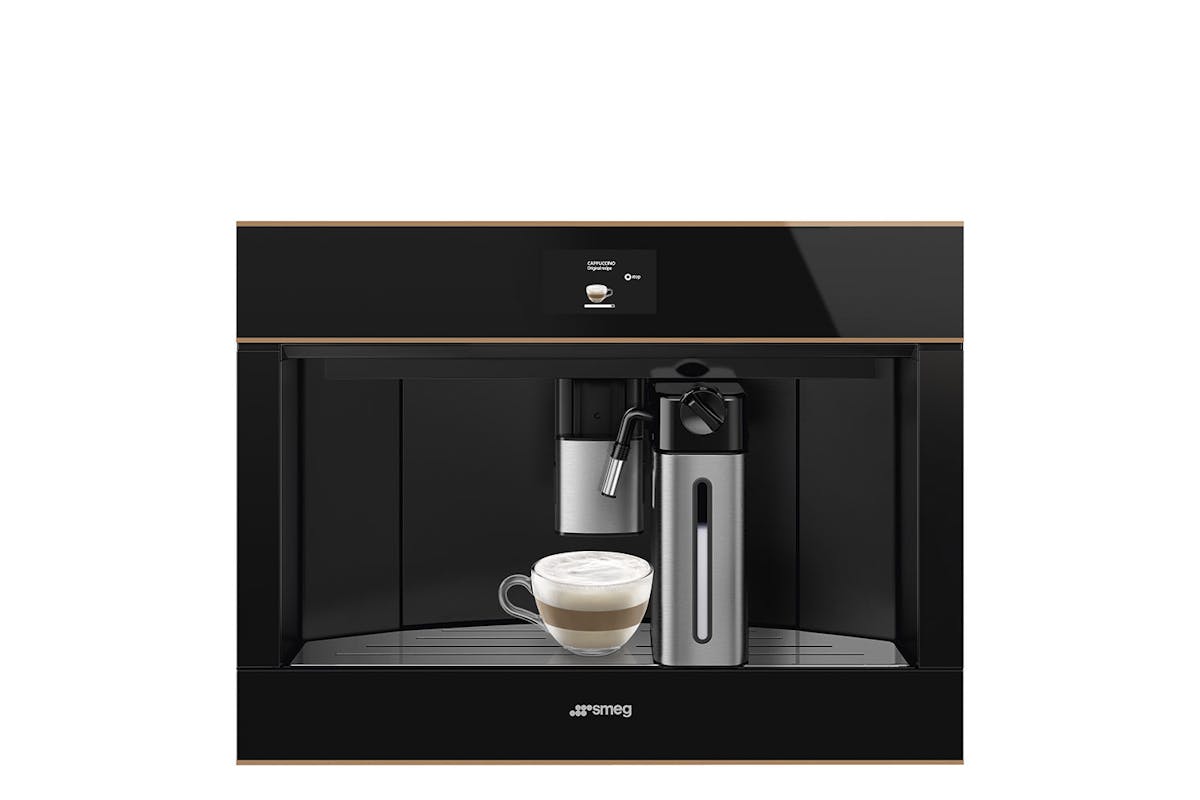 Smeg Copper Dolce Stil Novo Automatic Coffee Machine | CMS4604NR | Black-5