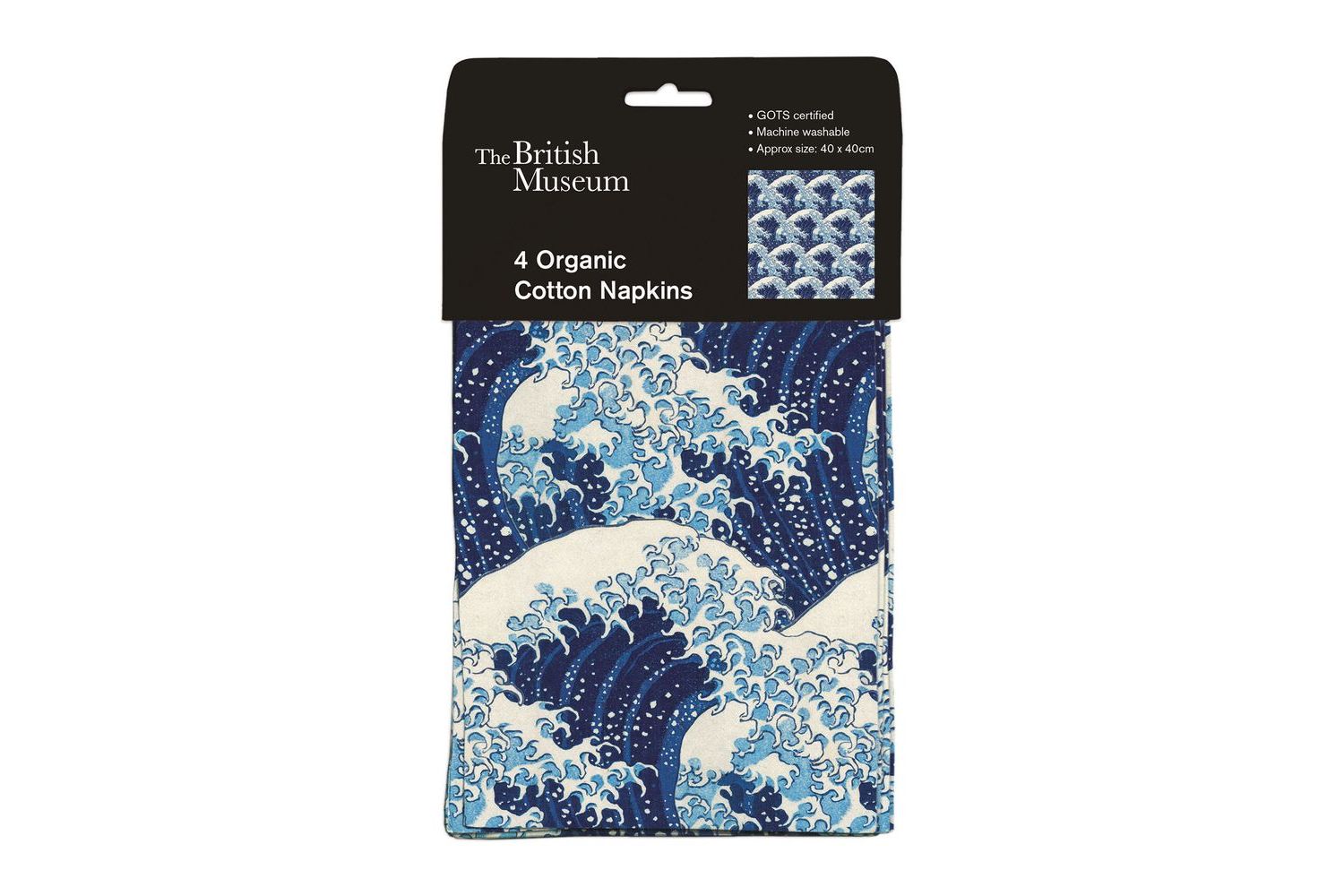 Cloth Napkins - Hokusai Wave - Home Giftware