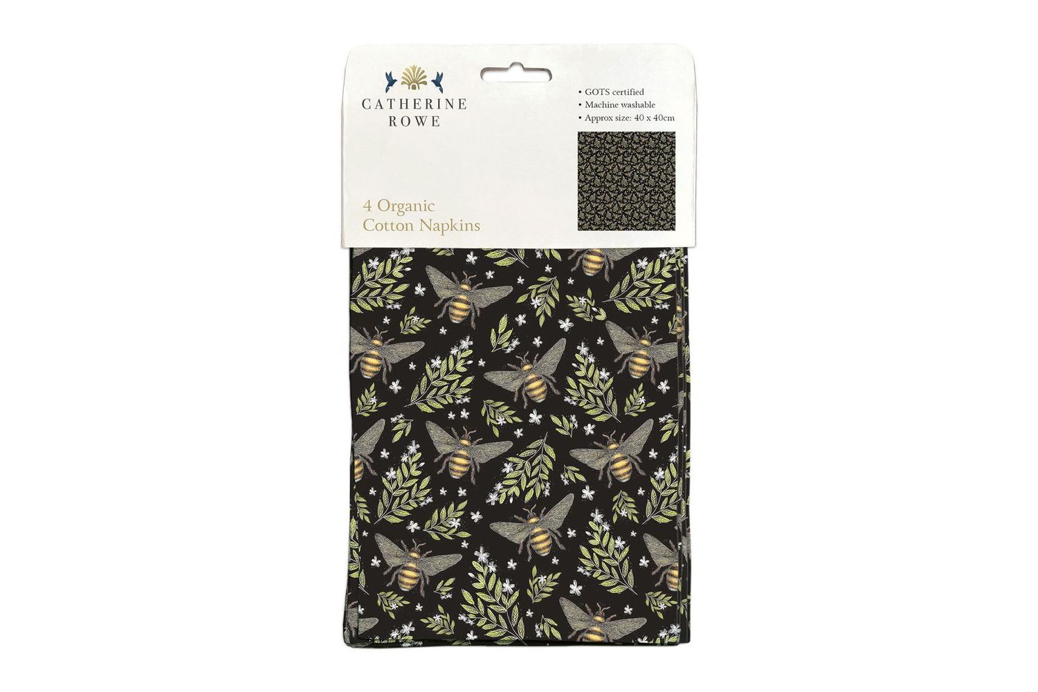 Cloth Napkins - Bee Pattern - Home Giftware