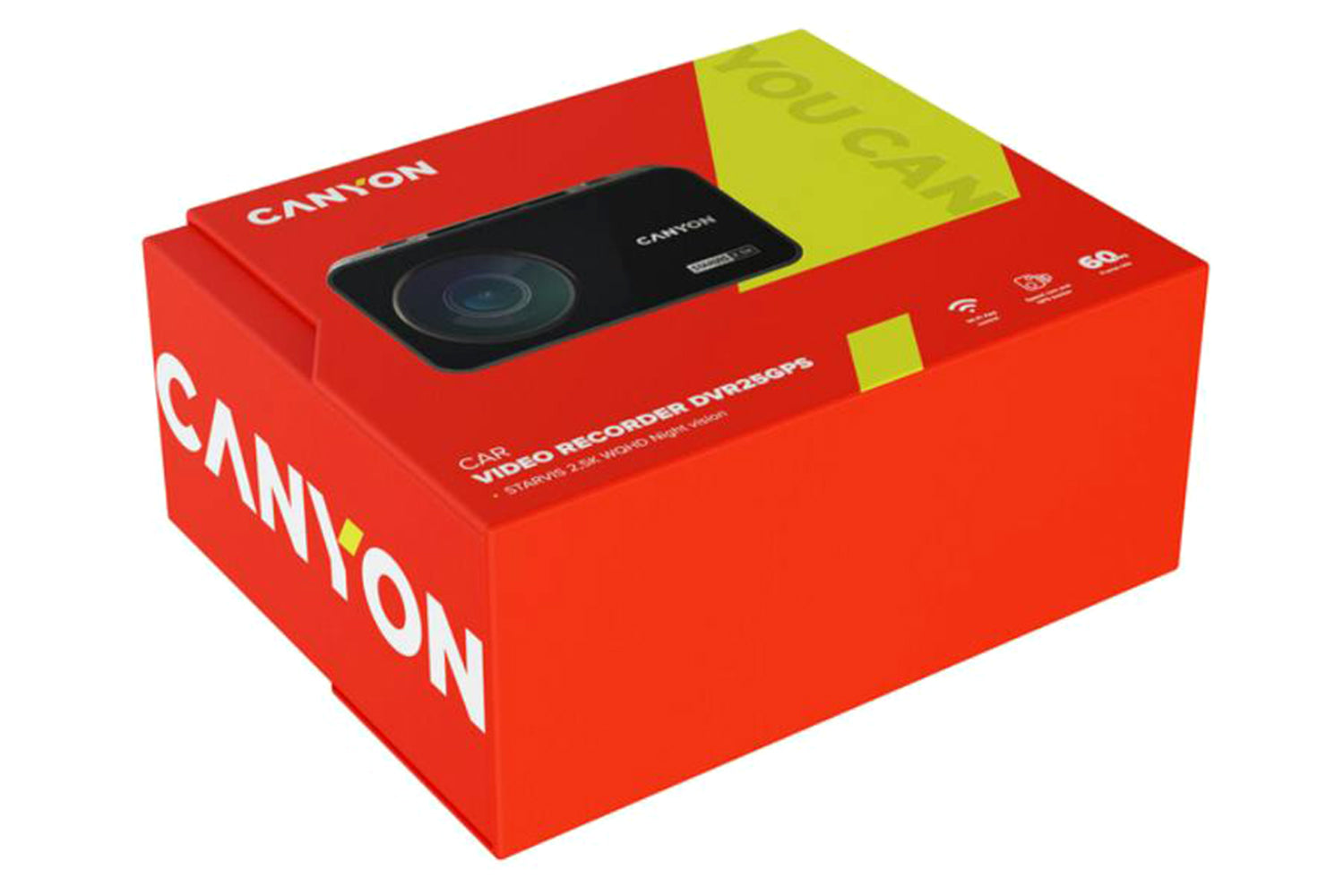 Canyon CDVR-25GPS WQHD Dash Cam | Black-5