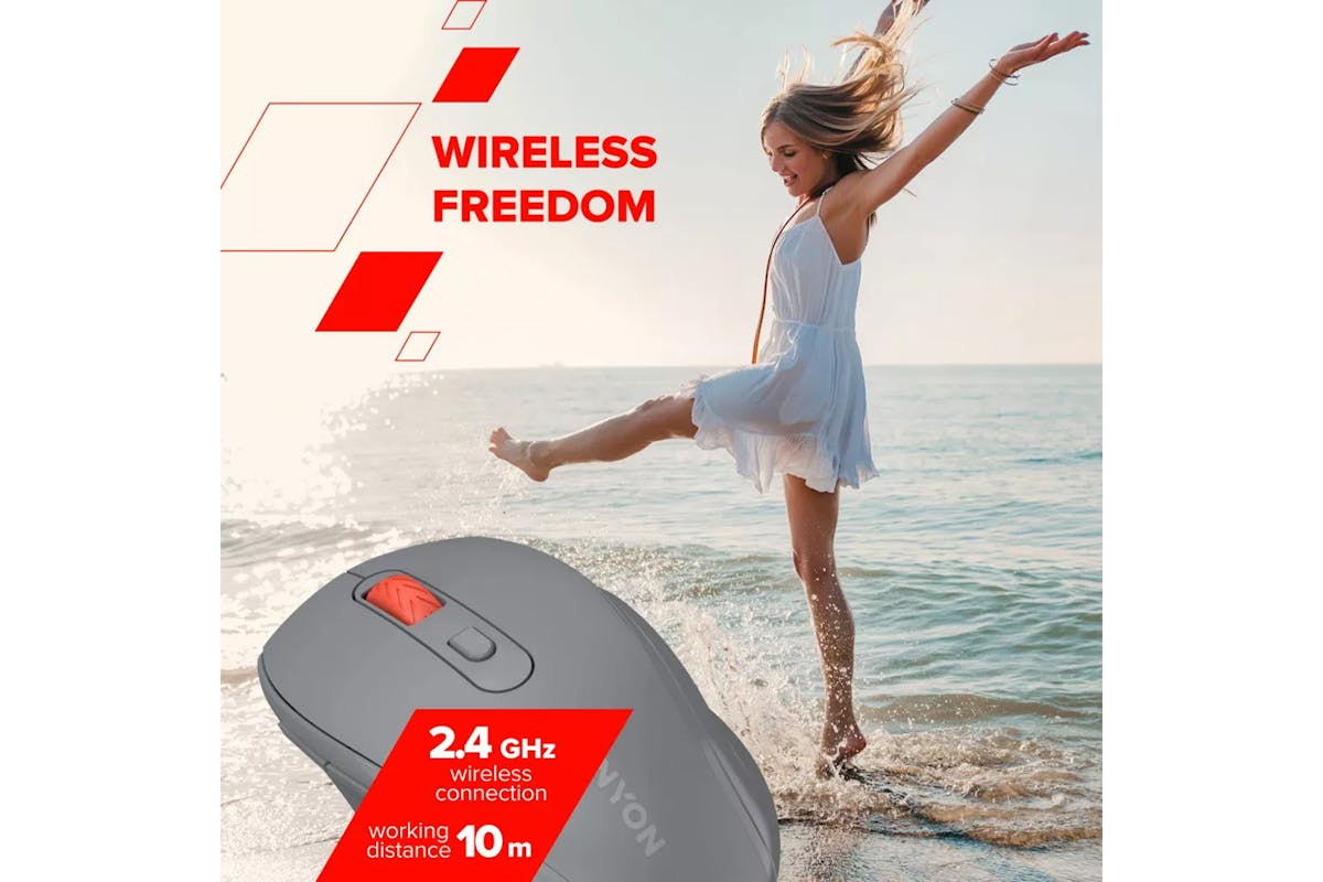 Canyon OnClick 20 Wireless Mouse | Dark Grey-5