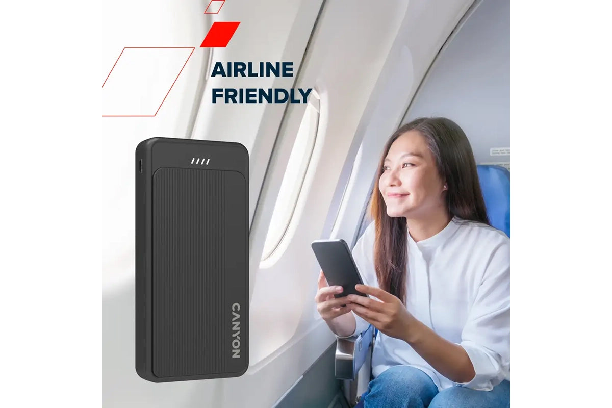 Canyon OnPower 200 20000mAh Power Bank | Black-9