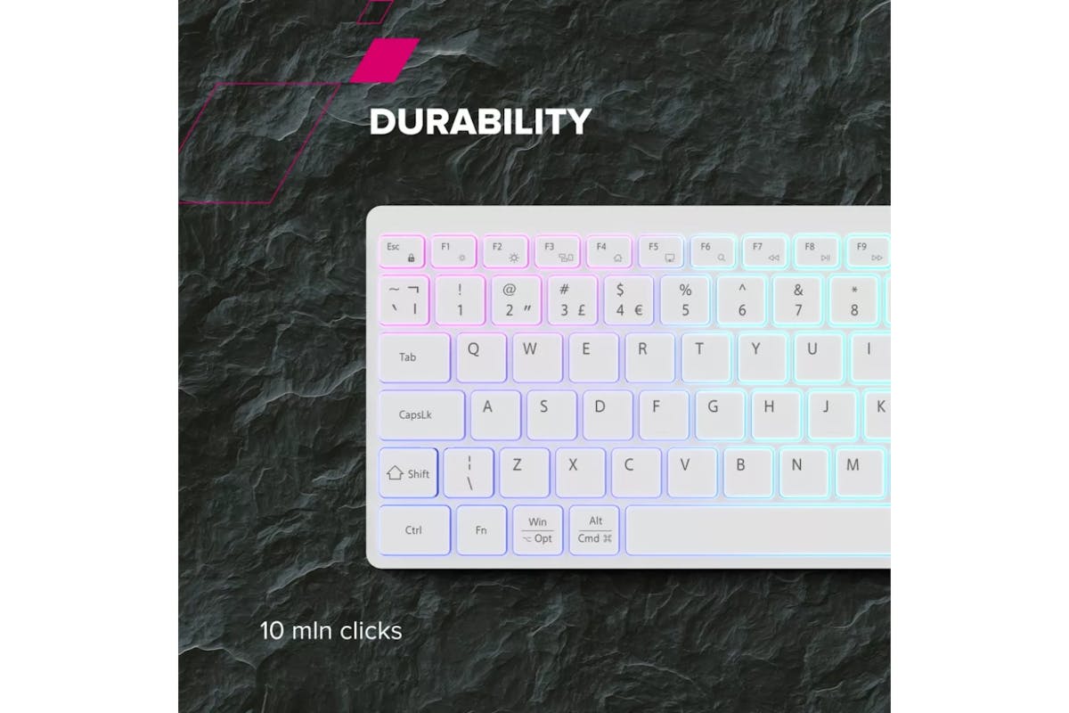 Canyon RGB Wireless Keyboard | White-8