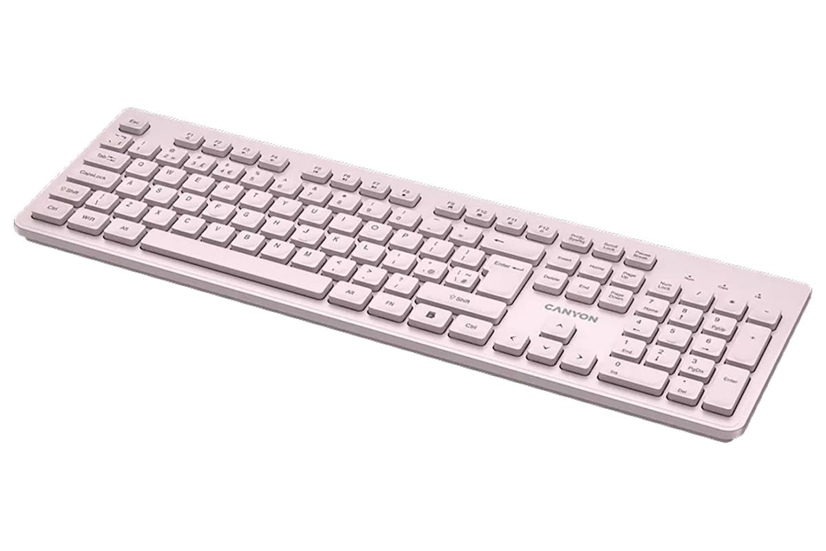 Canyon Silent Wireless Keyboard | Beige-4