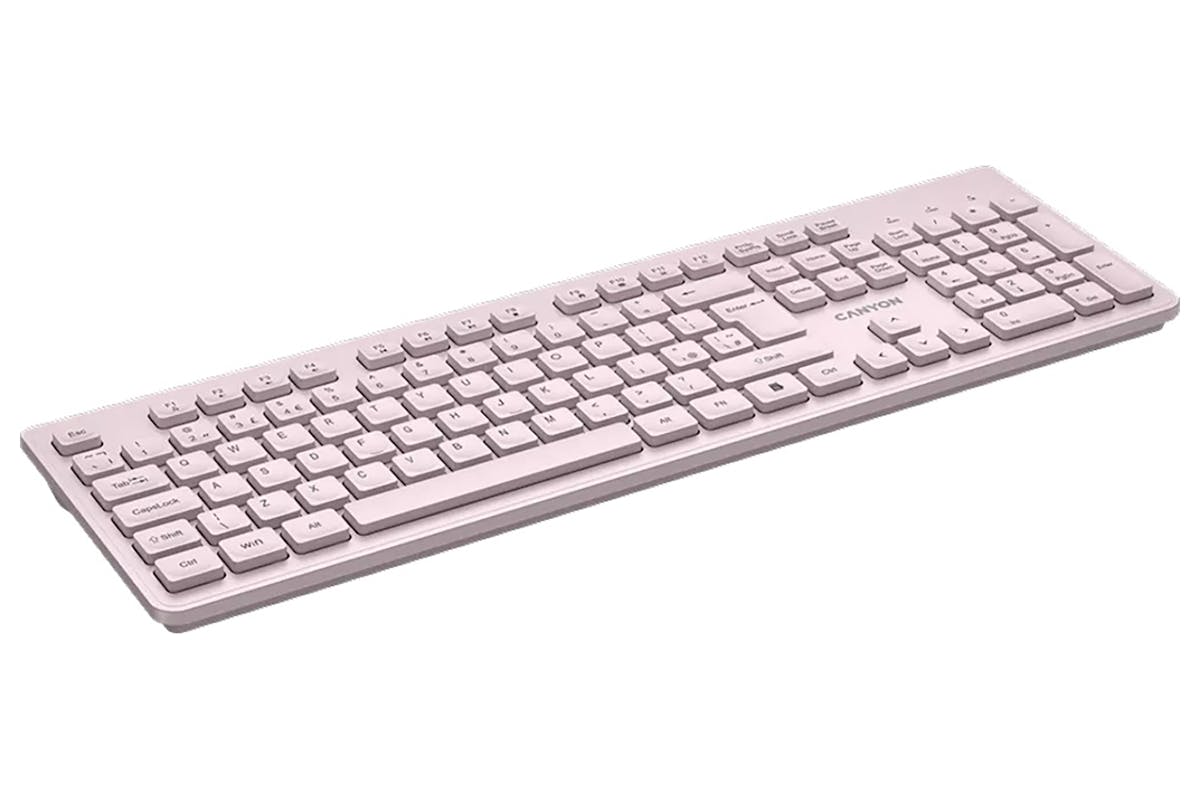 Canyon Silent Wireless Keyboard | Beige-5