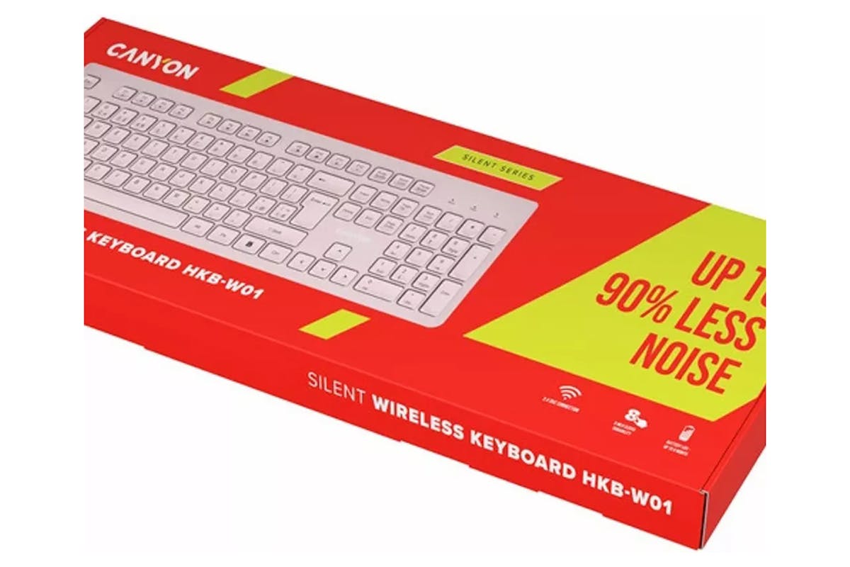 Canyon Silent Wireless Keyboard | Beige-7