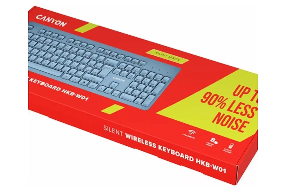 Canyon Silent Wireless Keyboard | Blue-8
